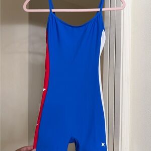 Hurley Vibrant Blue and Red Bodysuit